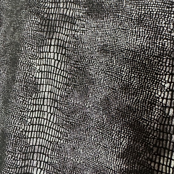 Jennifer Lopez Metallic Snakeskin Print Stretch Leggings Size 8 - Picture 6 of 9